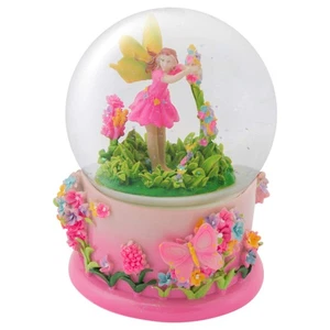 Magical Fairy in Rotating Garden 100MM Sturdy Wind Up Musical Glitter Water S... - Picture 1 of 5