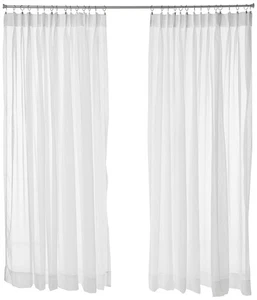 Splendor Pinch Pleated Drapes Pair, 2 of 60" by 84", White - Bild 1 von 4