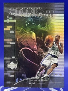 2000-01 Upper Deck Encore Ray Allen #EP12 Encore Performers Milwaukee Bucks - Picture 1 of 2