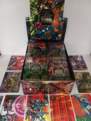 BOX FRESH & TESTED 1 SEALED PACK 1995 MARVEL FLAIR ANNUAL TRADING CARDS MINT - Image 1 of 4
