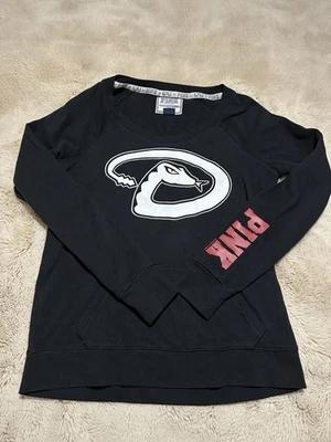 Arizona Diamondbacks Victoria Secret Pink Sweatshirt Women’s Size M Black - Image 1 of 4