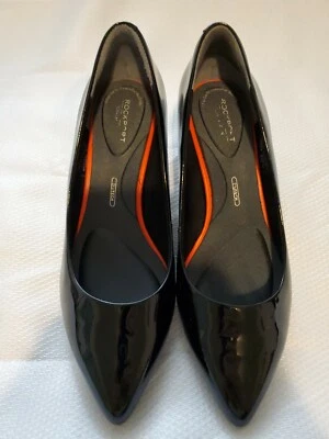 Платье-лодочка женское Rockport Total Motion Kalila - черное лакированное, размер 8,5 М 3S1 - Изображение 1 из 4