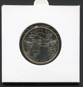 USA 1/4$ 2009 D Territories Quarters Puerto Rico KM#446 CuNi Mint UNC B2045 - Picture 1 of 2