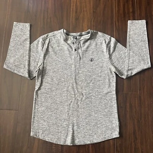 Volcom Herren Medium Henley grau Langarm Top - Bild 1 von 9