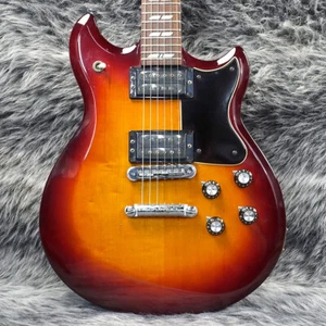 YAMAHA SF700 Sunburst Electric Guitar W/Hard Case Used Shipping From Japan - Picture 1 of 11