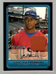 2006 Bowman Draft Future's Game Prospects Relics #15 Eric Patterson RC Jersey - Picture 1 of 2