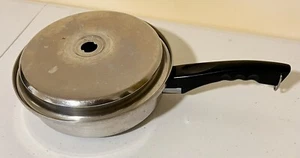 Lustre Craft Core 5 Ply  Stainless Steel 9" Frying Pan Skillet w/ Lid No Knob - Picture 1 of 6