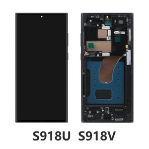 For Samsung Galaxy S23 Ultra S918U OLED Display Touch Screen Digitizer + Frame - Picture 1 of 17