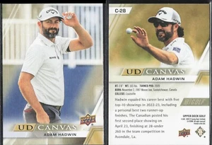 2024 Oberdeck Golf Canvas parallel #28 Adam Hadwin - Bild 1 von 1