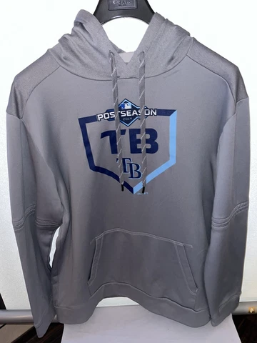 TAMPA BAY RAYS 2019 POSTSEASON  AUTHENTIC PULLOVER HOODED SWEATSHIRT Cover