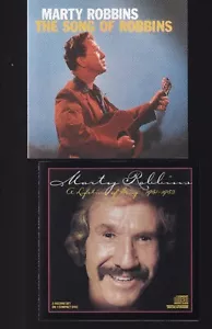 * Lot 2 CD Marty Robbins: The Song of Robbins & A Lifetime of Songs - Picture 1 of 1