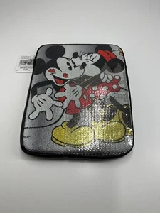 Disney Paris Mickey Mouse tablet case cover screen protector 10" inch zip up - Foto 1 di 8