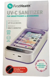 First Health Désinfectant UV-C Neuf pour Smartphones Jusqu'à 6,9" Port USB Désinfectant - Photo 1 sur 6