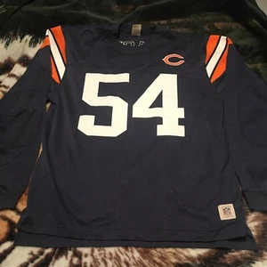 URLACHER Sweater MEN’S #54 Long Sleeve Blue BEARS Vintage Embroidered Chicago - Picture 1 of 4