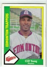 1990 CMC Edmonton Trappers (Triple-A California Angels) Cliff Young