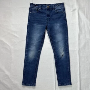 Refinery Republic Jeans Boys 12 Blue Ripped Tapered Leg Denim Stretch Pockets - Picture 1 of 6