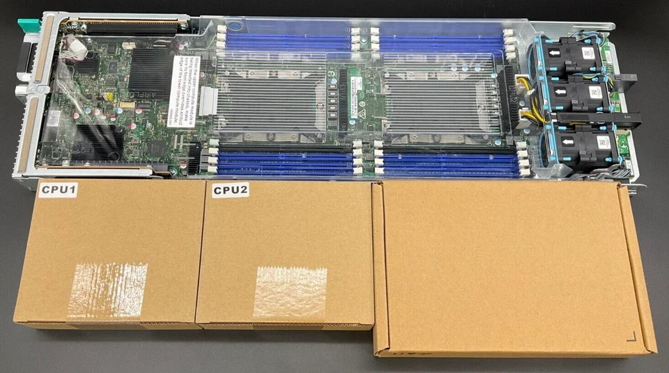 Intel Compute Module HNS2600BPBR Server Blade 2-Way No CPU No RAM No HDD *NEW* - Image 1 of 4