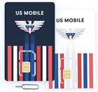 Prepaid Sim Card (Us Mobile) Custom Plans from $4 mo Unlimited Plans