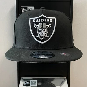 NFL - Las Vegas Raiders 9FIFTY Adjustable Snap-Back New Era Cap - Black - Picture 1 of 4