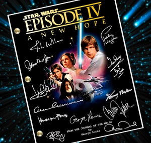 Star Wars IV A New Hope Filmskript handsigniert signed Reprint Volldrehbuch - Bild 1 von 6