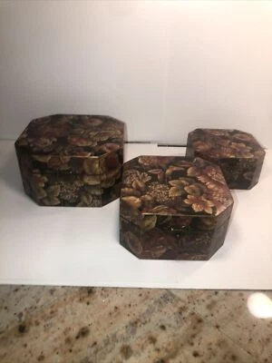 Three Wood Nesting Boxes - Image 1 of 4