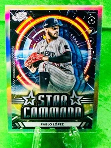 Pablo Lopez -2024 Topps Cosmic Chrome #SC-15 Star Command Minnesota Twins - Picture 1 of 11