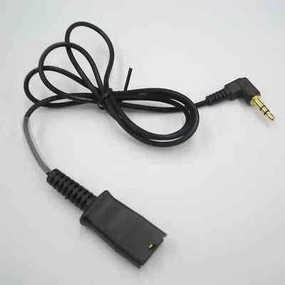 Original Plantronics Headset Cable 3.5mm to QD for Alcatel 8028 8029 8038 & 8039 - Image 1 of 2