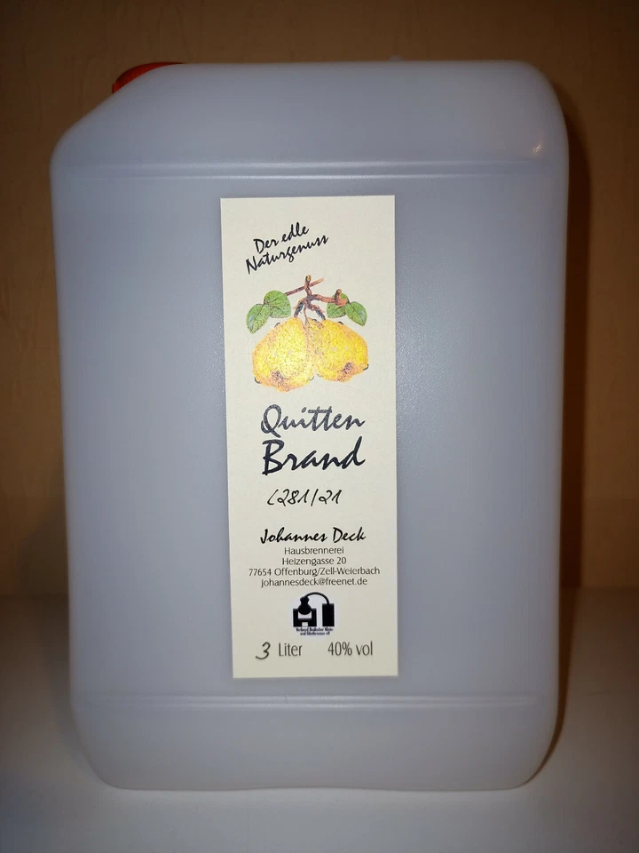 5L, Quittenbrand, 40%,  - Bild 1 von 1
