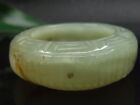 Antique Nephrite Celadon-Hetian OLD jade brush washer Statues Qing dynasty#2