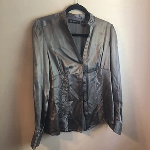 INC International Concepts Women 100% Silk Blouse Size 6 - Picture 1 of 5