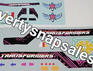 Transformers G1 PRE CUT Repro Stickers For EURO THUNDERCLASH - Picture 1 of 1