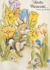 Easter Rabbit Vintage Postcard Cpsm #Pbo452.U