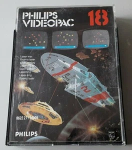 Jeu Videopac n°18 "Laser War" complet en boîte (N°2617P) - Imagen 1 de 2