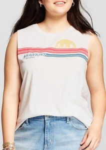 Stranger Things Sleeveless Top Size XXL Women's Tank T Shirt Hawkins IN *Blemish - Bild 1 von 12