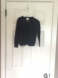 J.Crew Crewcuts Navy Blue Casey Cardigan Size 4 - 5 - GREAT CONDITION Soft - Picture 1 of 3