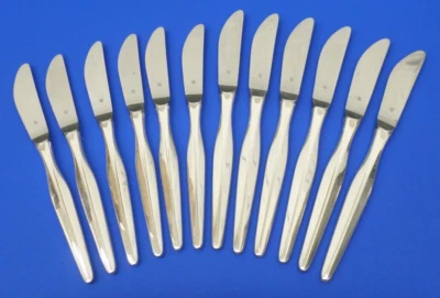 WMF FLORENCE Florenz WMF108 Silverplate 90 Germany 6 LUNCHEON & 6 DINNER KNIVES - Image 1 of 4