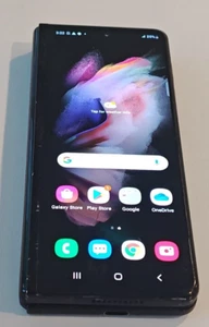 Samsung Galaxy Z Fold3 5G -256GB - Black (Unlocked) SM-F926U1 READ!! 48 - Picture 1 of 7
