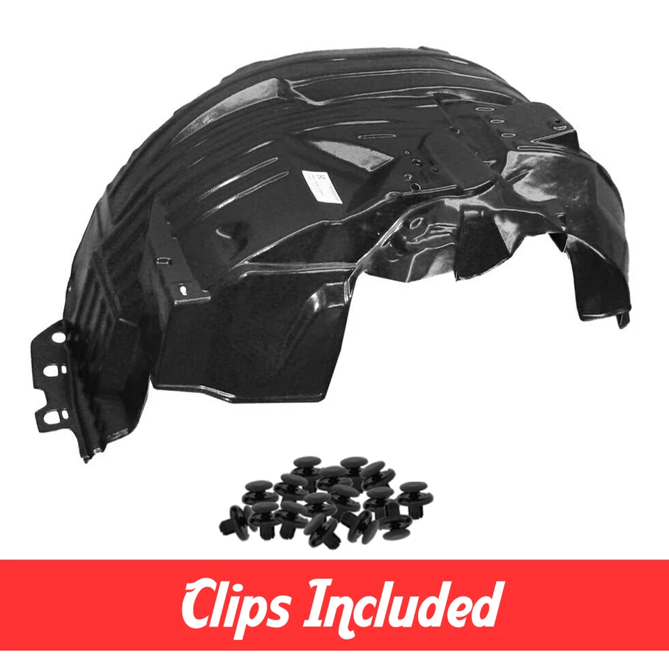 Front Passenger Side Fender Liner w/Clips For 05-21 Frontier 2.5L/3.8L NI1251128 Foto 1 de 4