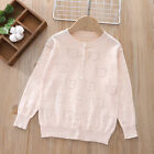 Girls Sleeve Long Cardigan Thin Sweater Lace Cardigans Spring Summer Ages 2 to 7