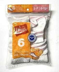 12 Pairs Kid (girl's) White Sport No SHOW Sock, Shoe Size 4-6 (kid shoe;6-101/2) - Picture 1 of 3