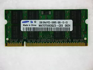 Samsung 2GB PC2-5300 DDR2-667 200pin SODIMM MacBook Pro - Picture 1 of 2