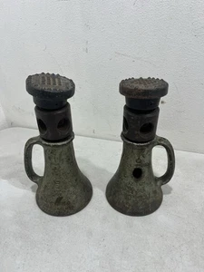 Paar Vintage Simplex Tko 12 Tonnen 1 1/2x6 Schraubenheber - Bild 1 von 9