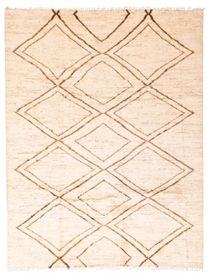 Alfombra tradicional de lana oriental anudada a mano de 9'1" x 11'10" Foto 1 de 4