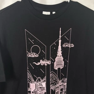 BTS T-Shirt Official Rare Seoul City Tour Edition, Black, Size S, NWT - Picture 1 of 6
