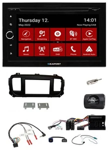 Blaupunkt Lenkrad DVD Bluetooth DAB 2DIN USB Autoradio für Citroen Jumpy Erstaus - Bild 1 von 11