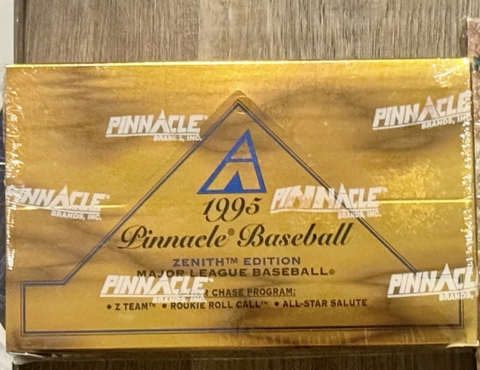 Caja de pasatiempos de béisbol MLB Pinnacle Zenith Edition 1995, 24 paquetes, nueva sellada Foto 1 de 1