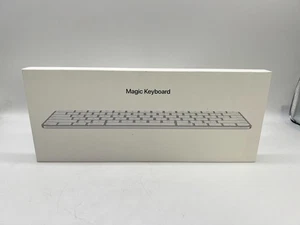 Genuine New Apple Magic Keyboard Wireless and Rechargeable White MXCL3LL/A A3203 - Picture 1 of 8