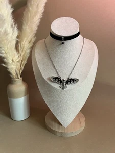 Edgy Esoteric Owl Statement Necklace with matching Choker - Picture 1 of 10