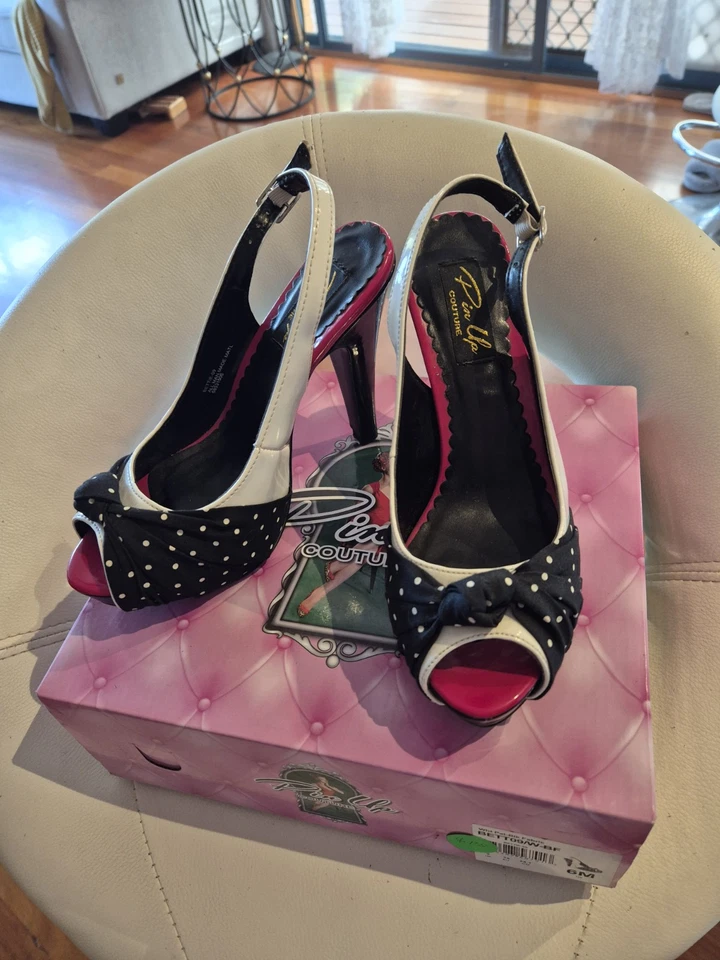 Gorgeous  Pinup Shoes Size 6 — 第 1/4 张图片