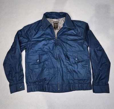 Chaqueta cortavientos deportiva Monsieur azul vintage Christian Dior para hombre cremallera completa Foto 1 de 4
